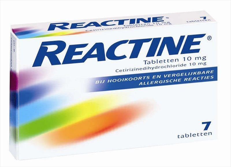Reactine Anti-Histaminicum 10 Mg - 7 Tabletten