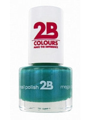 2b Mega Colours Jade Green 026 - Nagellak 5,5ml