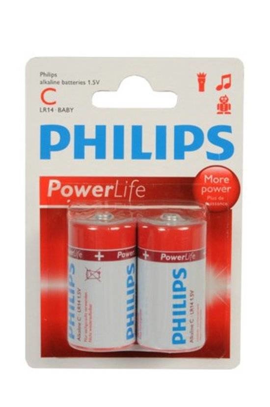 Philips Batterij C 1.5v - 1 Stuks