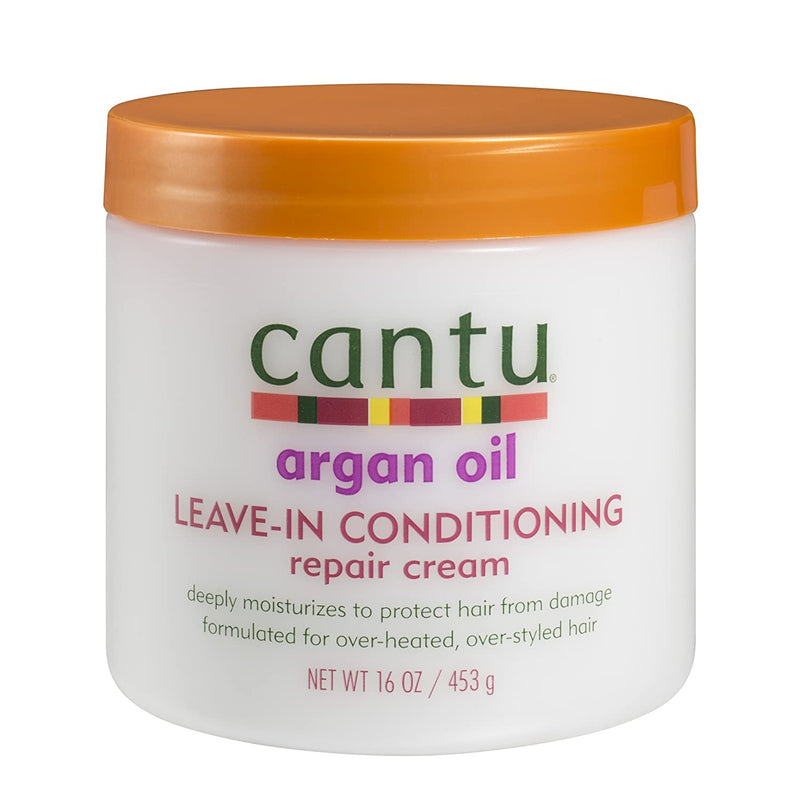 Cantu Argan Oil Leave-In Conditioning Repair Cream 453 Gram
