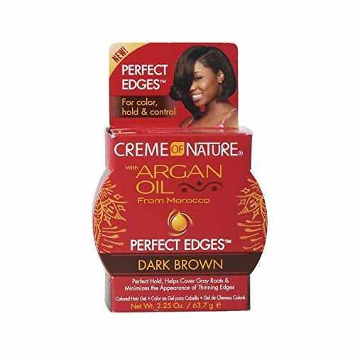 Creme Of Nature Argan Oil - Perfect Edges Dark Brown 63.7g