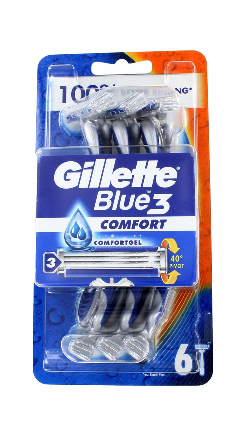 Gillette Blue 3 Comfort - Wegwerp Scheermesjes 6 Stuks