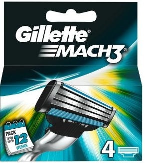 Gillette Mach3 Mesjes - 4 Stuks