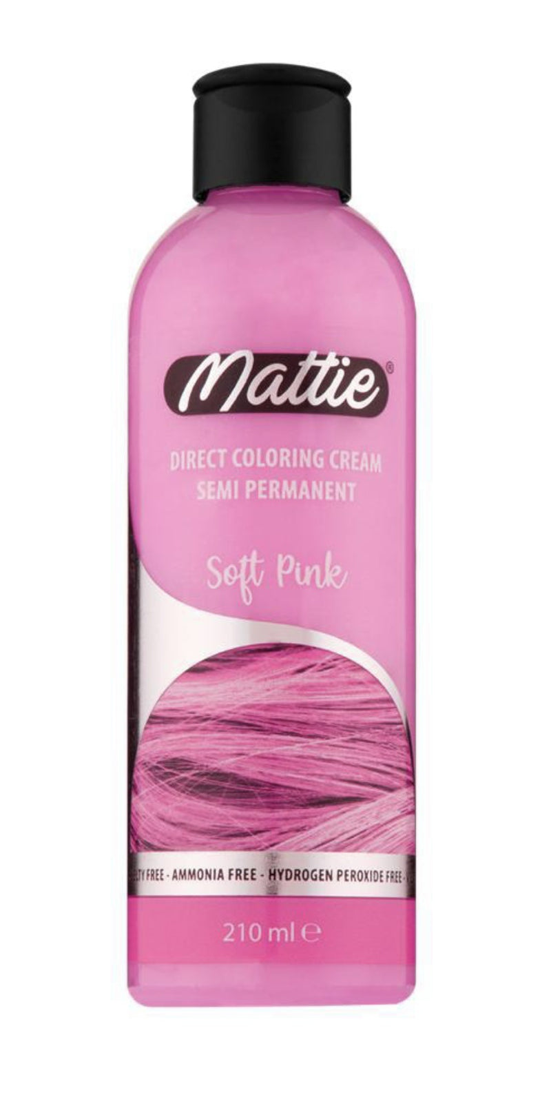 Mattie Direct Coloring Cream Semi-Permanent - Soft Pink 210ml