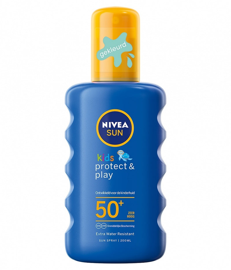 Nivea Sun Kids Protect & Play Spf50 - Zonnenbrand Spray 200ml