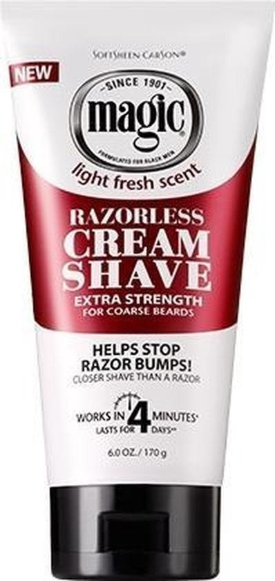 Softsheen Carson Magic Extra Strength - Razorless Cream Shave 170g