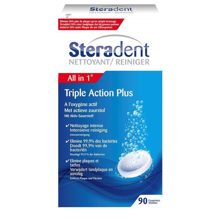 Steradent Tablette Triple Action - 90 Tabletten