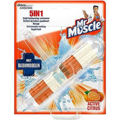 Mr Muscle 5-in-1-toilettenblock Citrus Pale - 1 Stück Verfügbar!!!