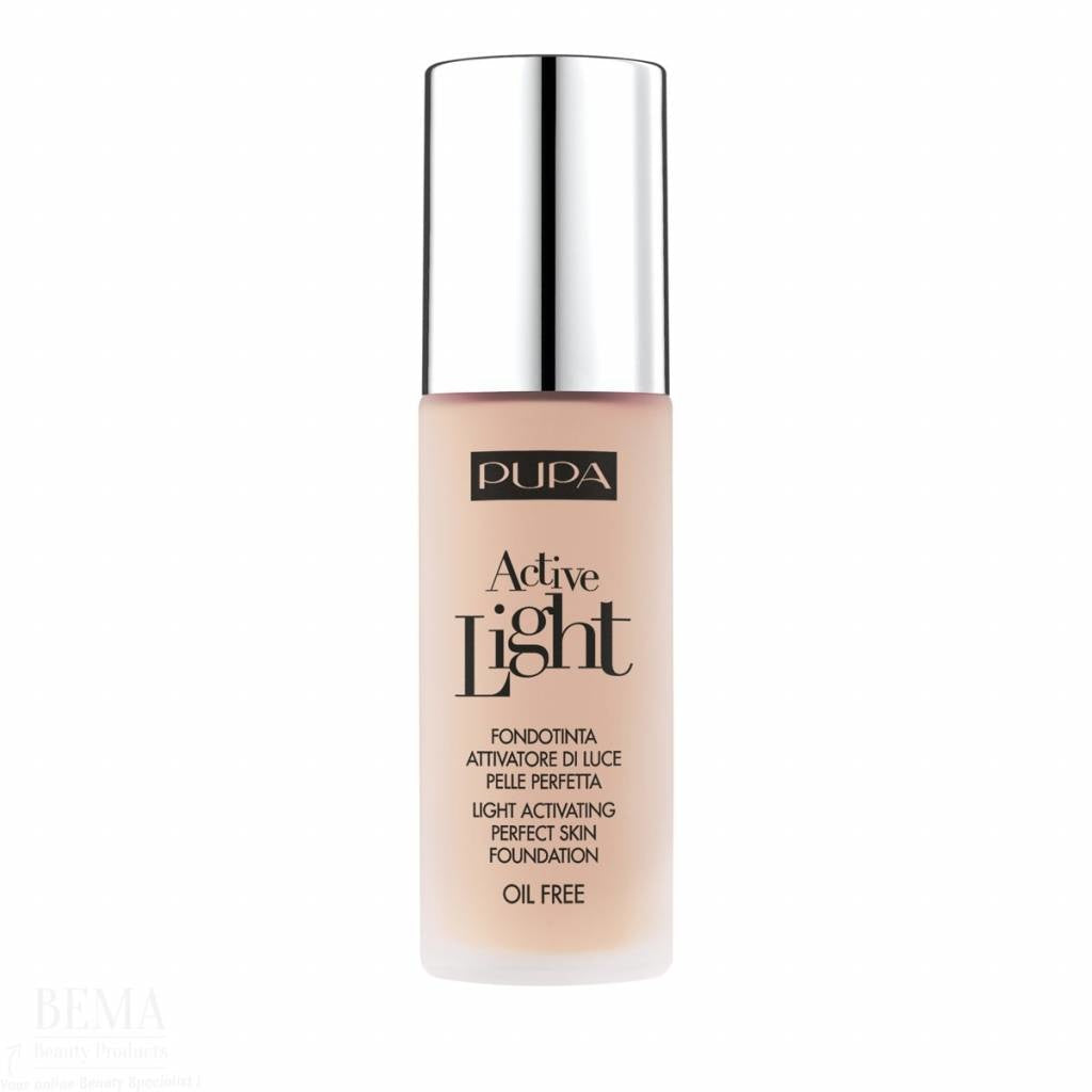 Pupa Milano Active Light Foundation 020 Nude - 30 Ml