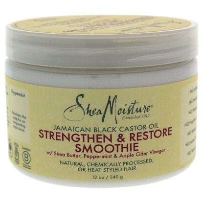 Shea Moisture Jamaican Black Castor Strengthen&restore Smoothie Moisterize 340 Gramm