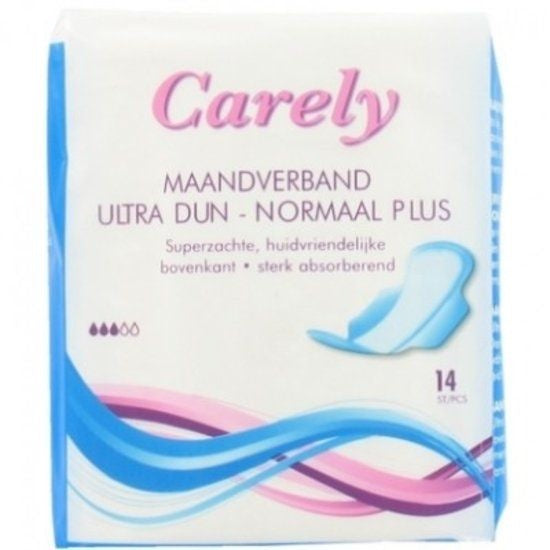 Carely Damenbinden Ultra Thin Normal Plus - 14 Stück