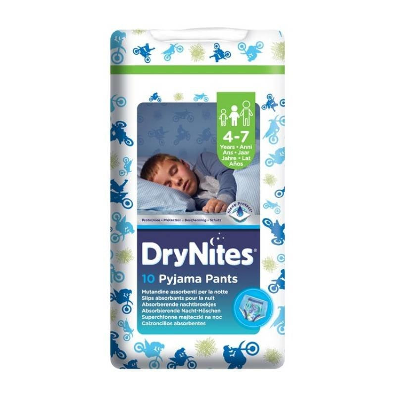 Huggies Drynites Medium Boy 4–7 Jahre – 10 Stück