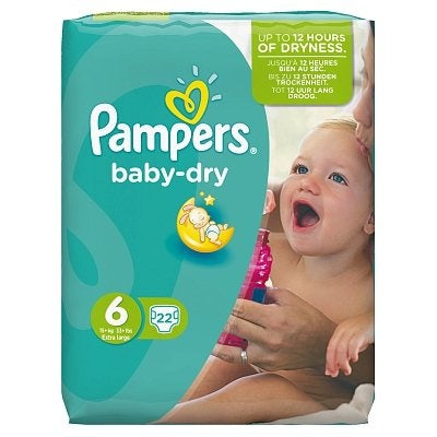 Pampers Baby Dry Xl Midpack 6 15+ Kg - 22 Stück