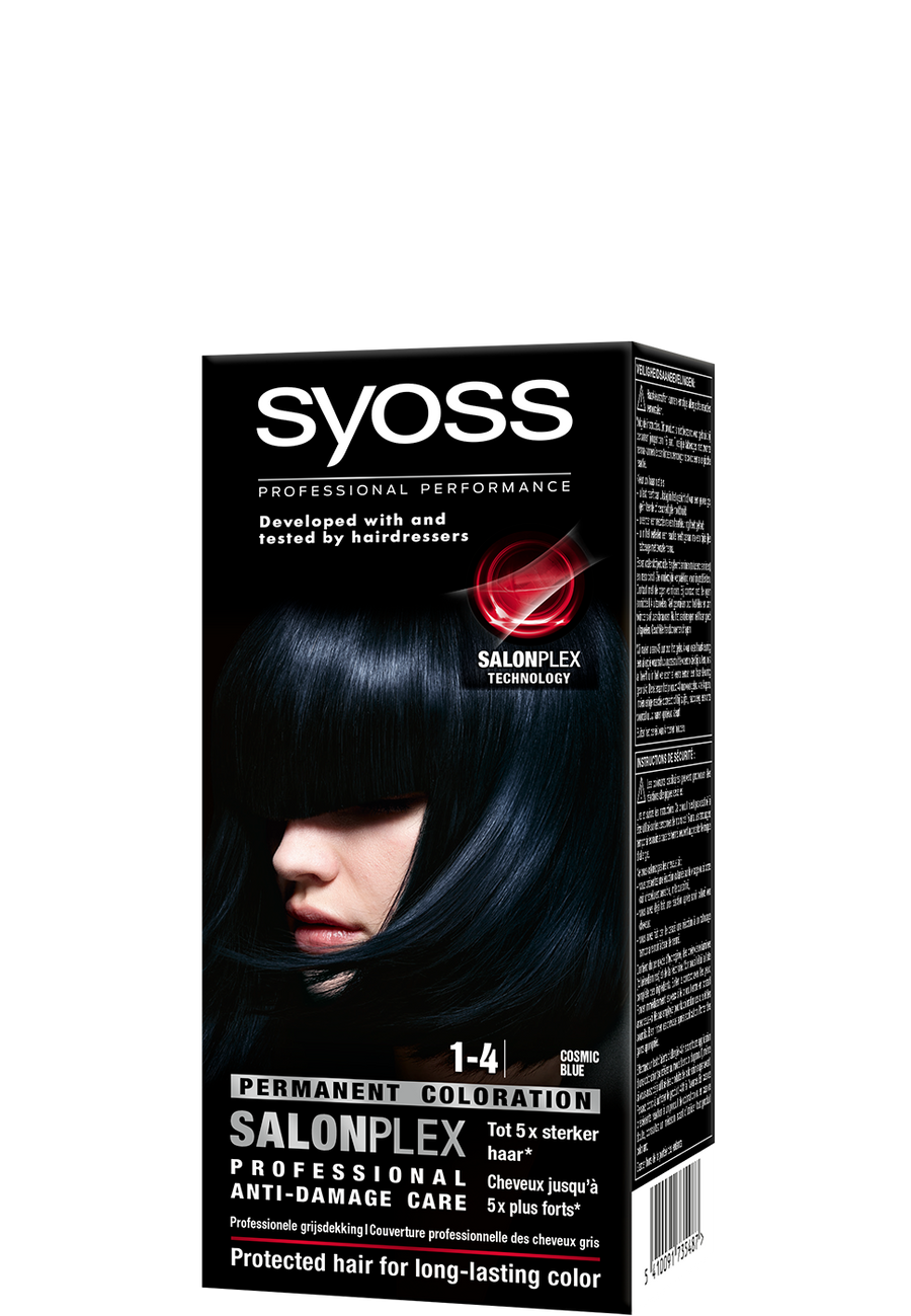 Syoss Farben Sie Die Haarfarbe Blau 1-4