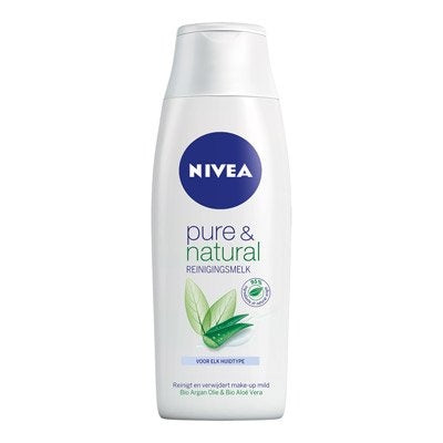 Nivea Gesichtsreinigungsmilch Pure&natural - 200 Ml