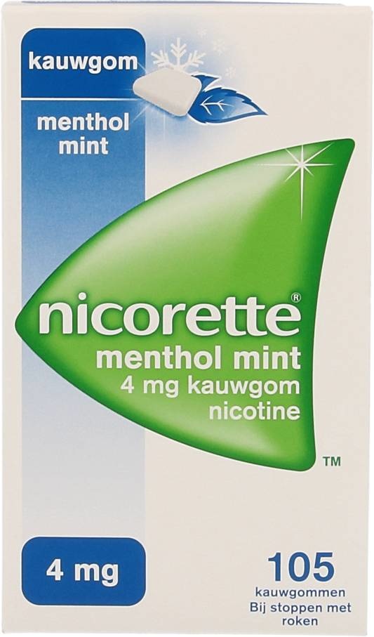 Nicorette Kaugummi Mentholmint 4 Mg - 105 Stück