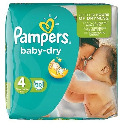 Pampers Baby Dry Maxi Midpack 4 7-18 Kg - 30 Stück