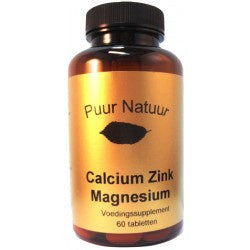 Puur Natürliches Kalzium/zink/magnesium – 60 Kapseln