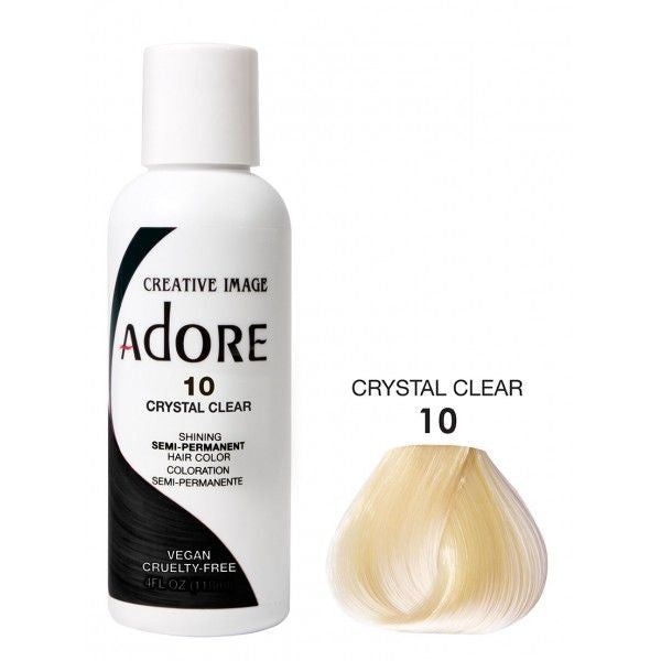 Adore Semipermanente Haarfarbe 10 Kristallklar, 118 Ml