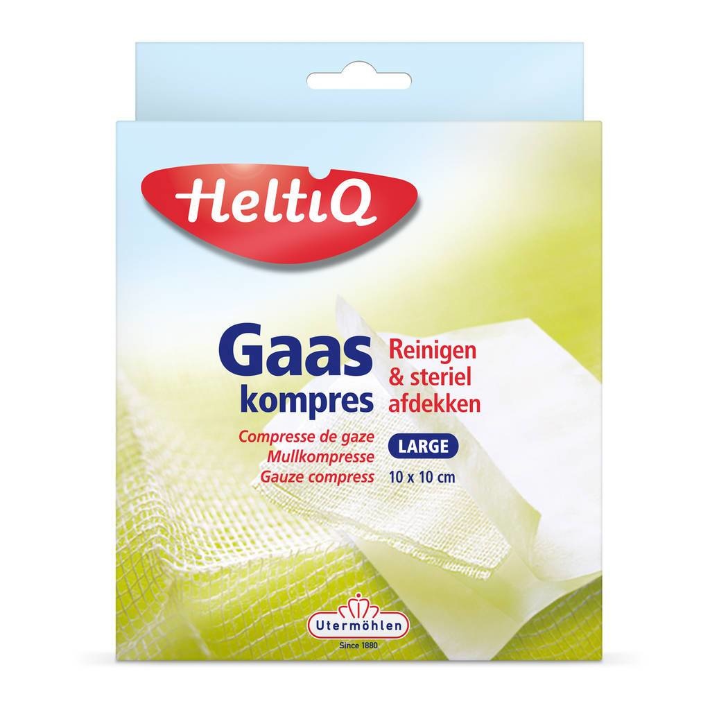 Heltiq Mullkompresse Steril 10x10 Cm - 10 Stück