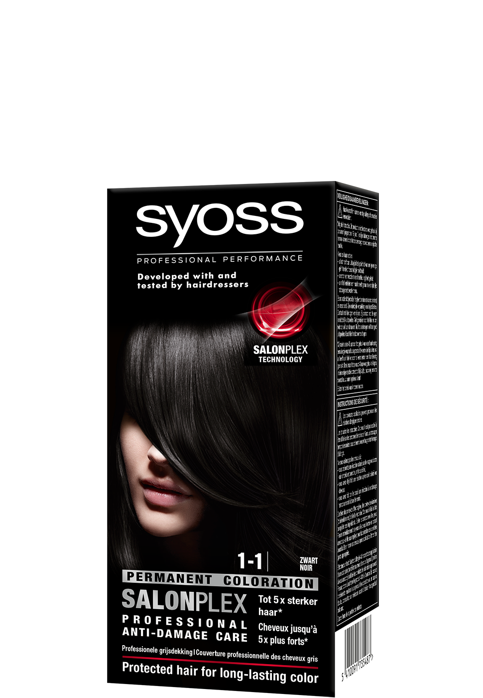 Syoss Farben Sie Die Haarfarbe Schwarz 1-1