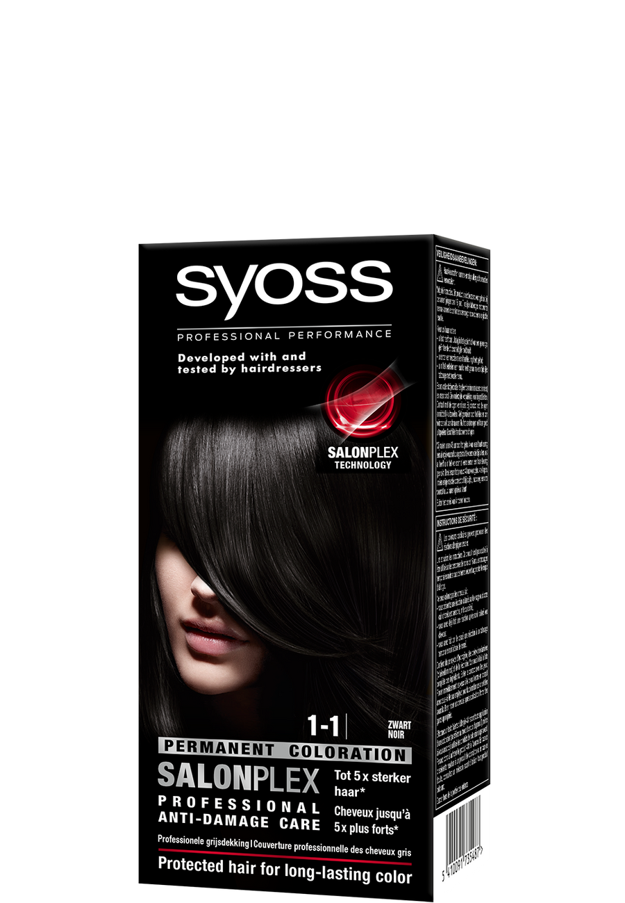 Syoss Farben Sie Die Haarfarbe Schwarz 1-1