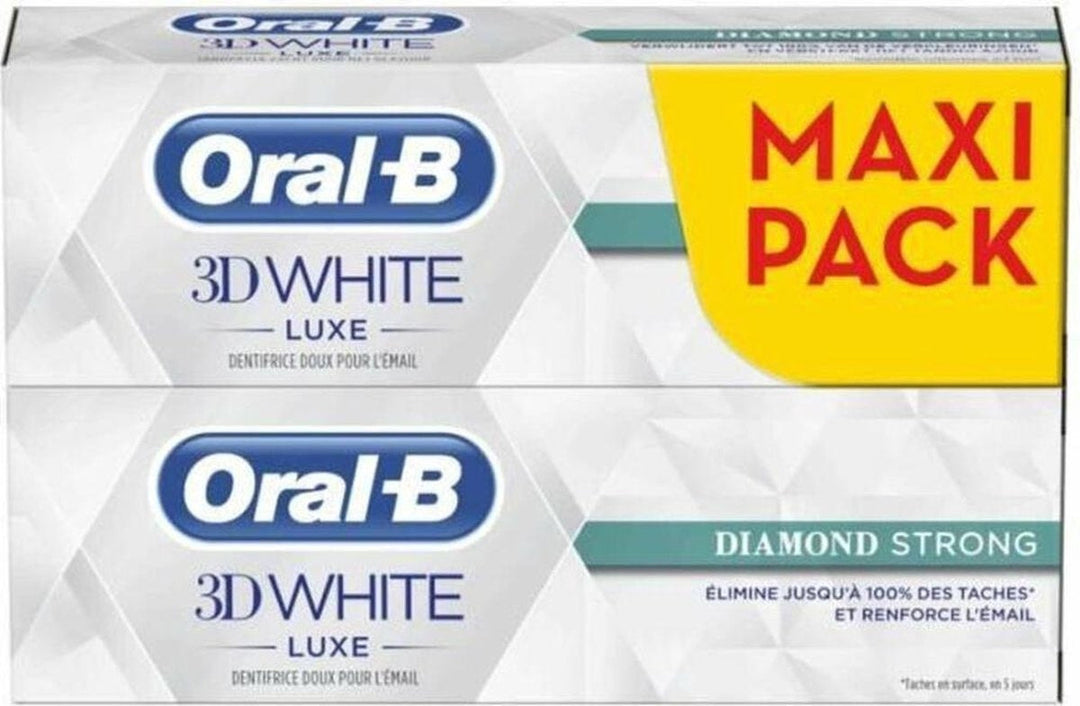 Oral-b 3d White Diamond Strong - Teigwaren 2x75ml