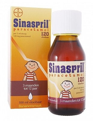 Sinaspril Paracetamol-flüssigkeit – 100 Ml