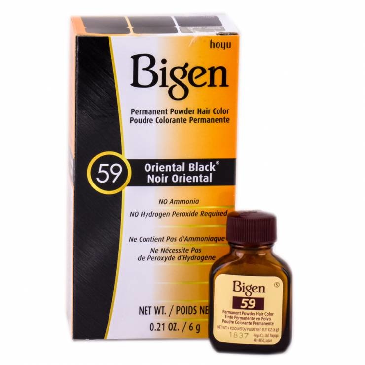 Bigen Permanente Puder-haarfarbe Oriental Black 59