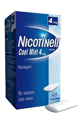 Nicotinell Kaugummi 4 Mg Minze – 96 Stück