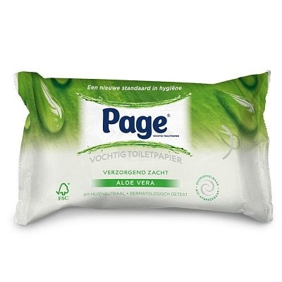 Page Feuchtes Toilettenpapier Aloe Vera Nachfüllpackung – 42 Stück