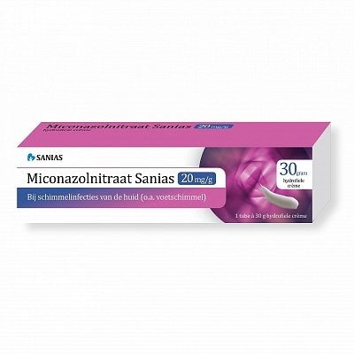 Sanias Miconazol-nitrat-creme – 30 Gramm