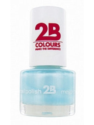 2b Mega Colors Matt Satin Pastellgrün 043 – Nagellack 5,5 Ml