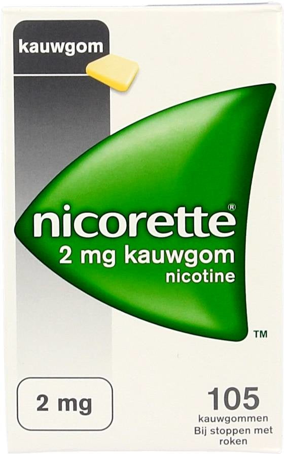 Nicorette Kaugummi Classic 2 Mg - 105 Stück