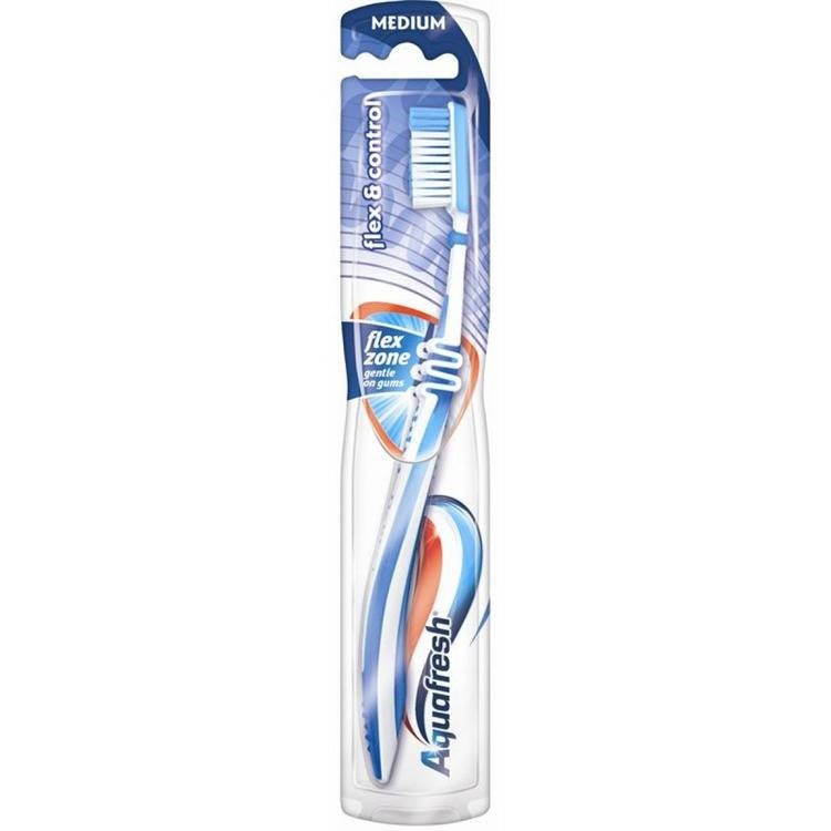 Aquafresh Zahnbürste Flex & Control Medium – 1 Stück