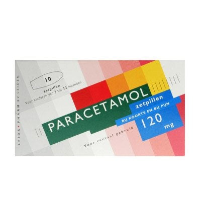 Leidapharm Paracetamol-zäpfchen 120 Mg – 10 Zäpfchen