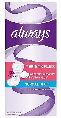 Always Gleitschichten Twist&flex Normal - 20 Stück