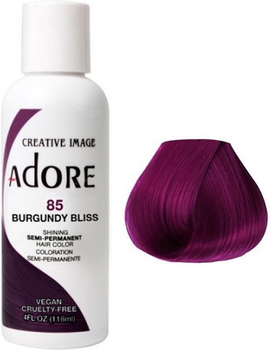 Adore Semi Permanent – Haarfarbe 85 Burguny Bliss 118 Ml