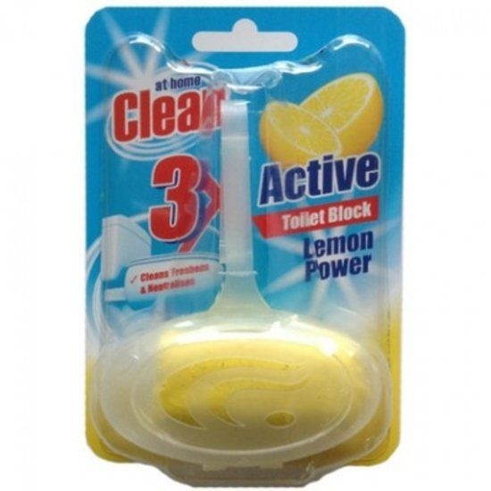 At Home Clean Toilettenblock Lemon Power - 40 Gramm