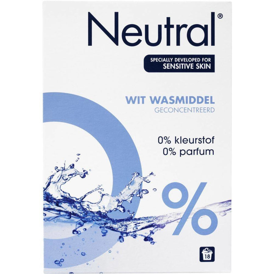 Neutral Waschpulver Weiß 12 Waschladungen - 576g