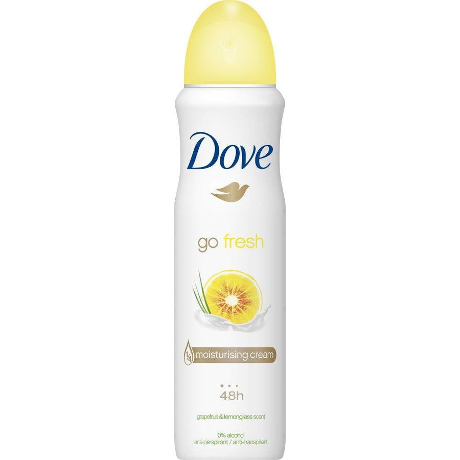 Dove Deo-spray Go Fresh Grapefruit & Zitronengras - 150 Ml