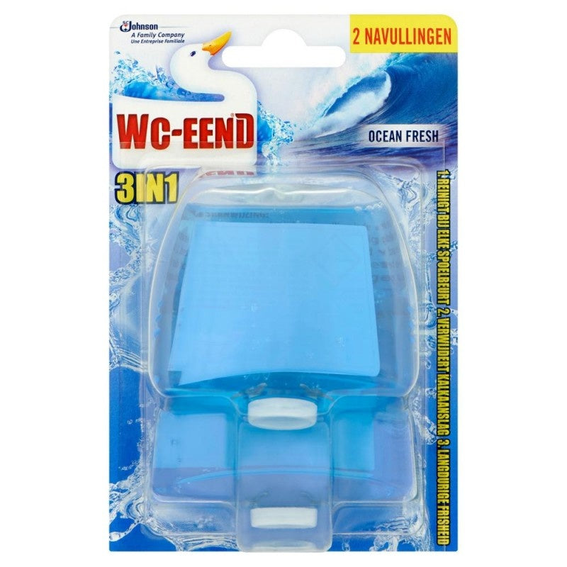 Wc Duck 3in1 Ocean Fresh 2 Stück Nachfüllpackung 2x55 Ml