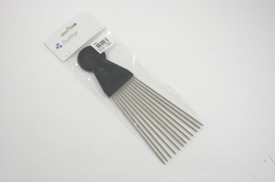  Afro comb Long metal 21 cm