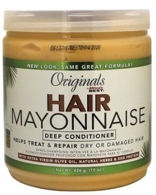  Africa's Best Organics Olive Oil Hair Mayonnaise Weak Hair Treatment 15oz