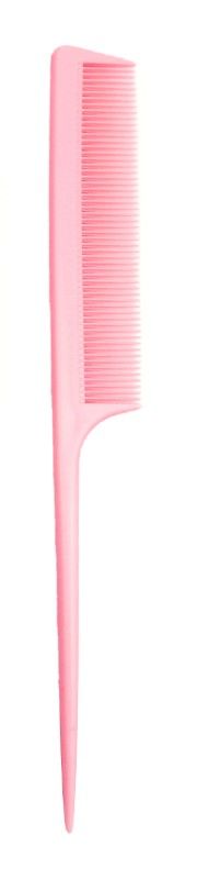  Anti Static Rat Tail Plastic Comb - Point Comb - Pink