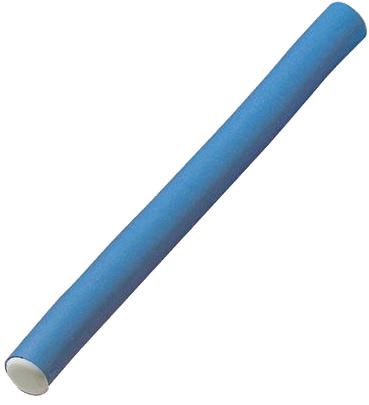  Comair Papilotten 6 pieces Blue - 14x250mm