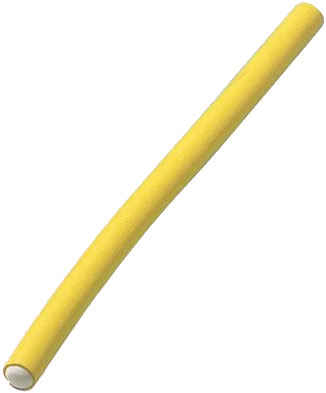  Comair Papilotten 6 pieces Yellow - 10x170mm