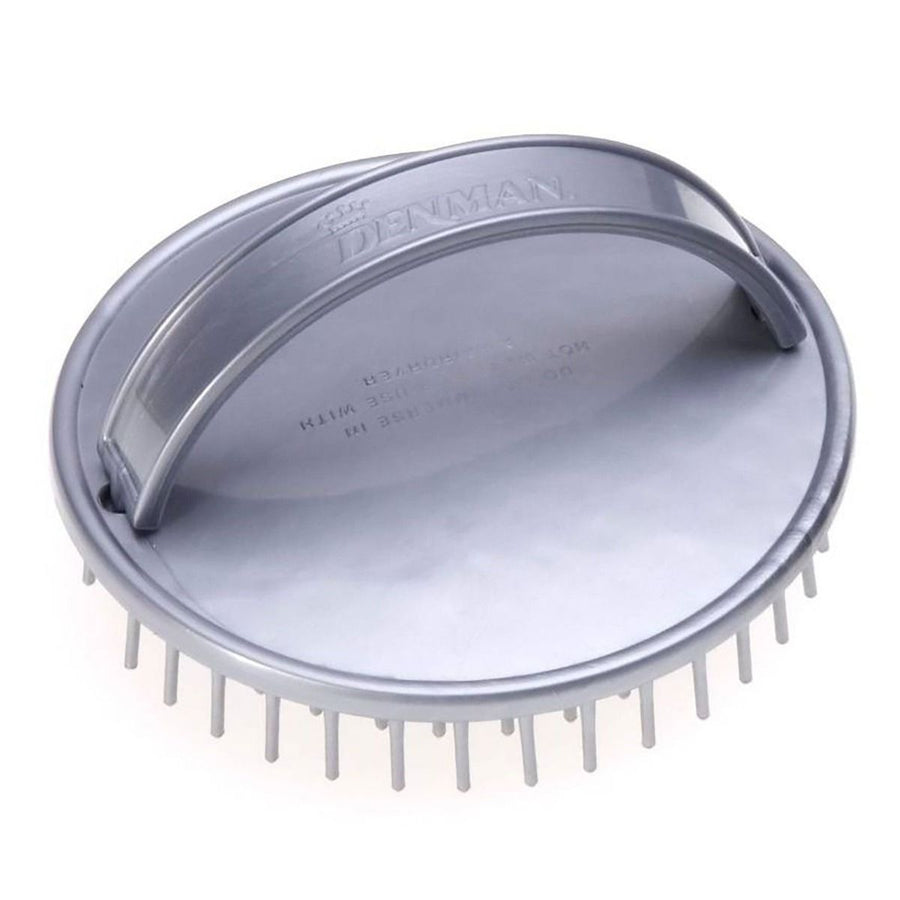  Denman - D6 Be-Bop Shampoo/Massage Brush - Silver