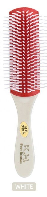  Detangling Hair Brush 9 Rows - White