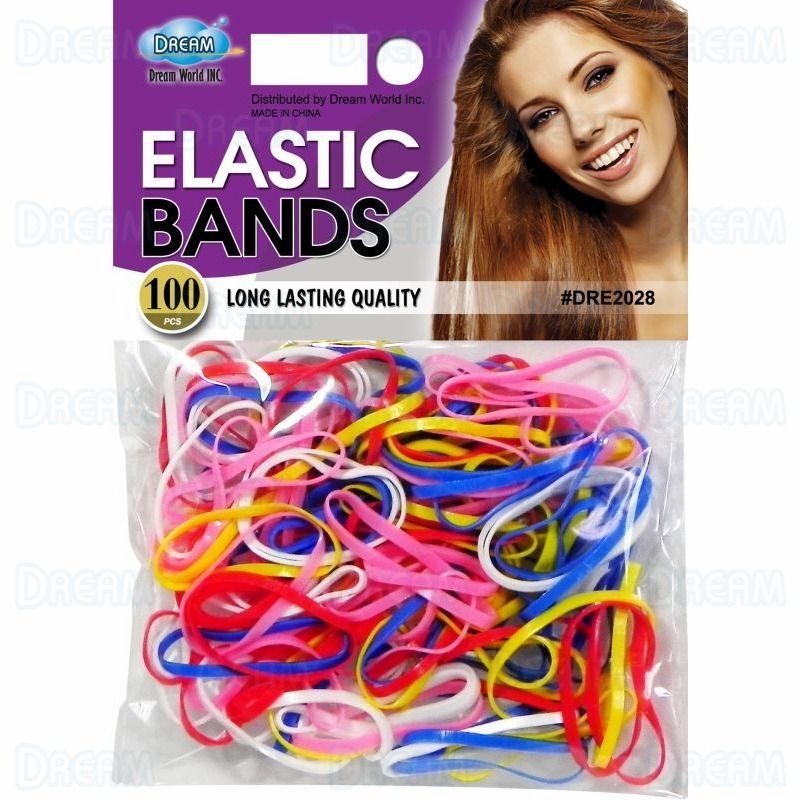  Dream World ELASTIC BAND JUMBO 100CT ASSORTED